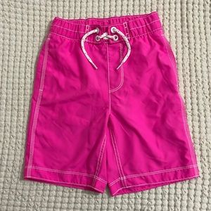 Gap Bathing Suit Boys Size Small (6-7) Neon Pink